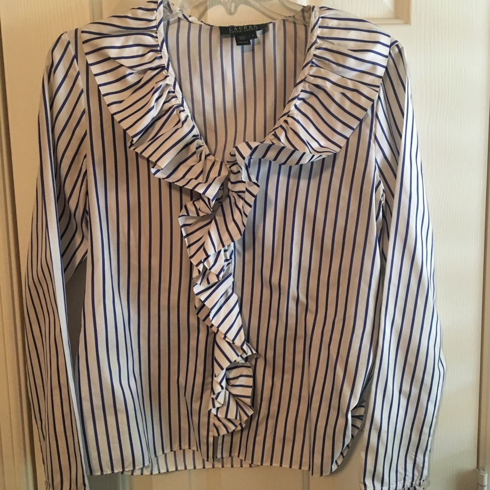 Lauren Ralph Lauren pinstripe blouse